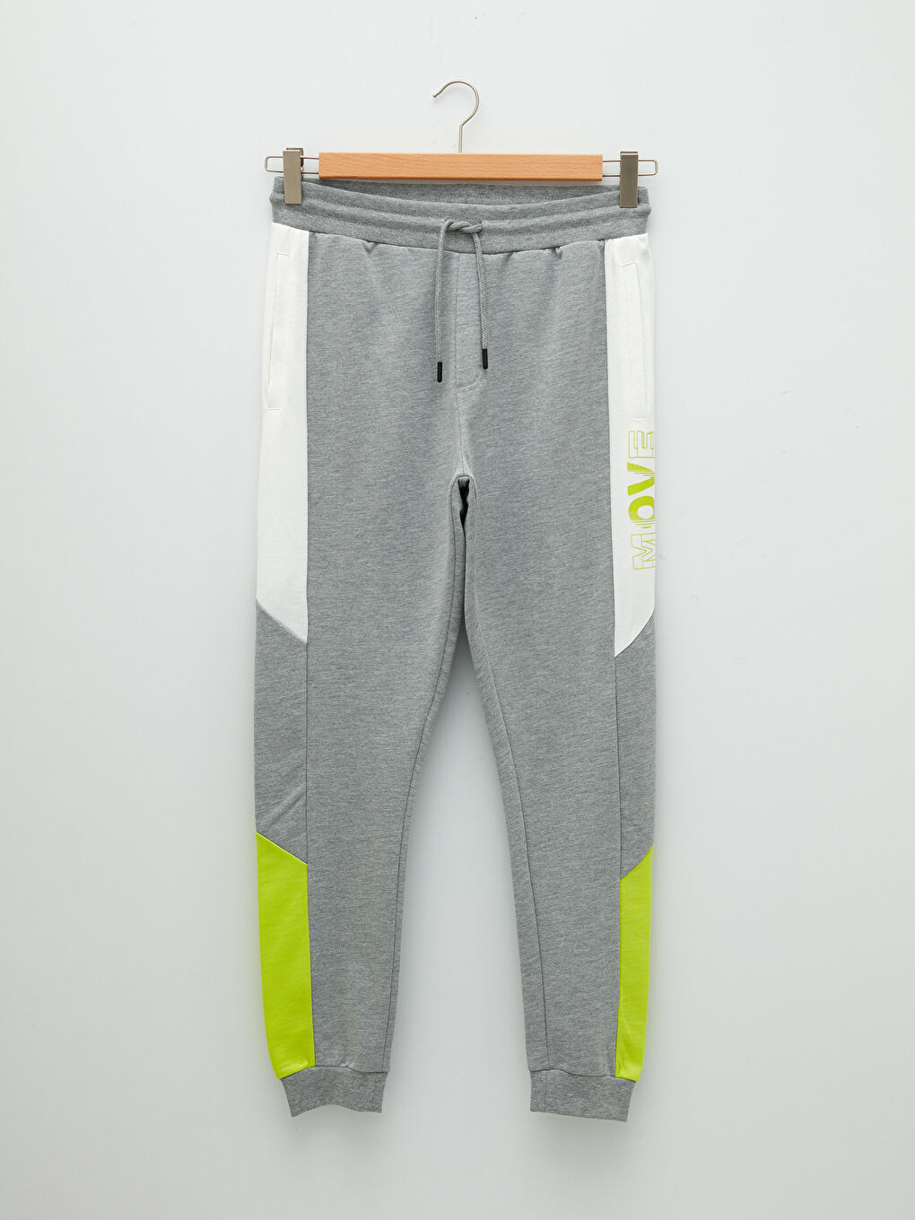 Gri Standart Kalıp Erkek Jogger Eşofman Altı-5