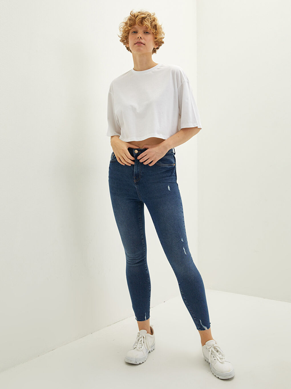 Žena INDIGO Traperice-1