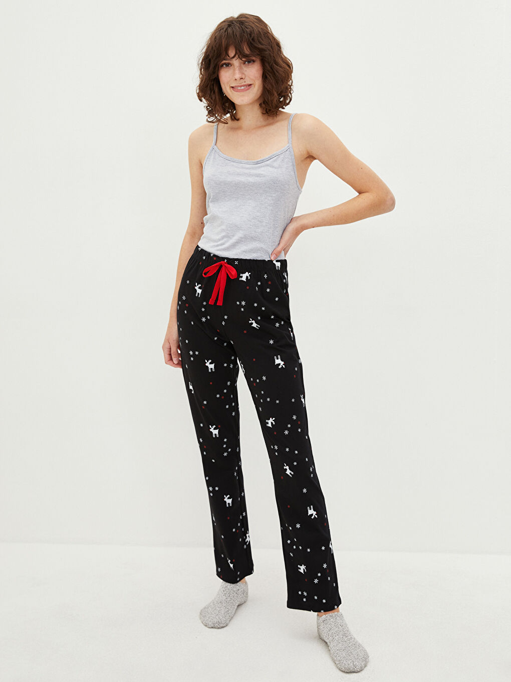 Maiou Fără Mâneci Simplu cu Bretele pentru Femei cu Guler în formă de U-2