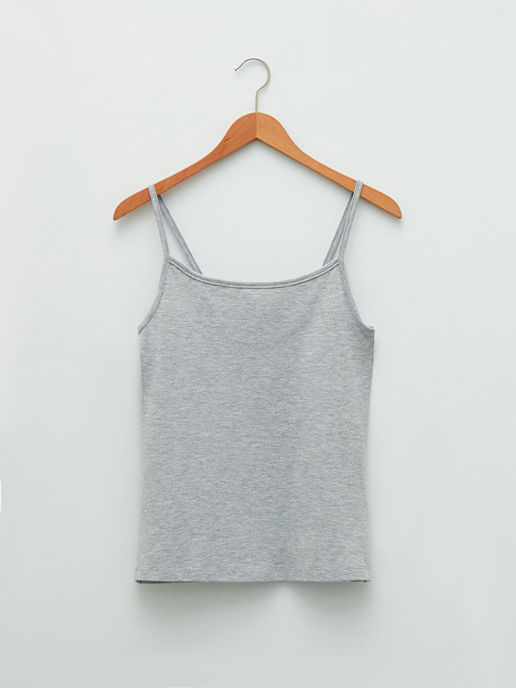 Maiou Fără Mâneci Simplu cu Bretele pentru Femei cu Guler în formă de U-6