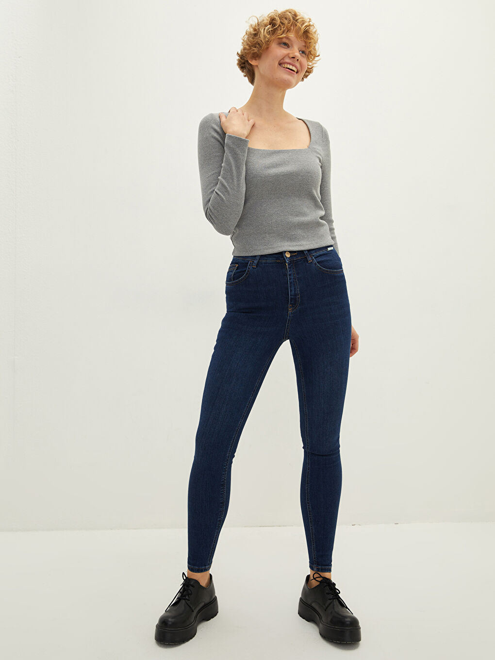 High Waisted Jupiter Super Skinny Fit Women's Jeans-1