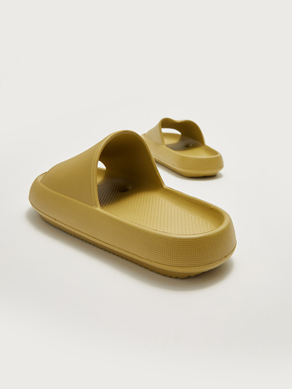 Yeşil Tek Bantlı Kadın Terlik-4