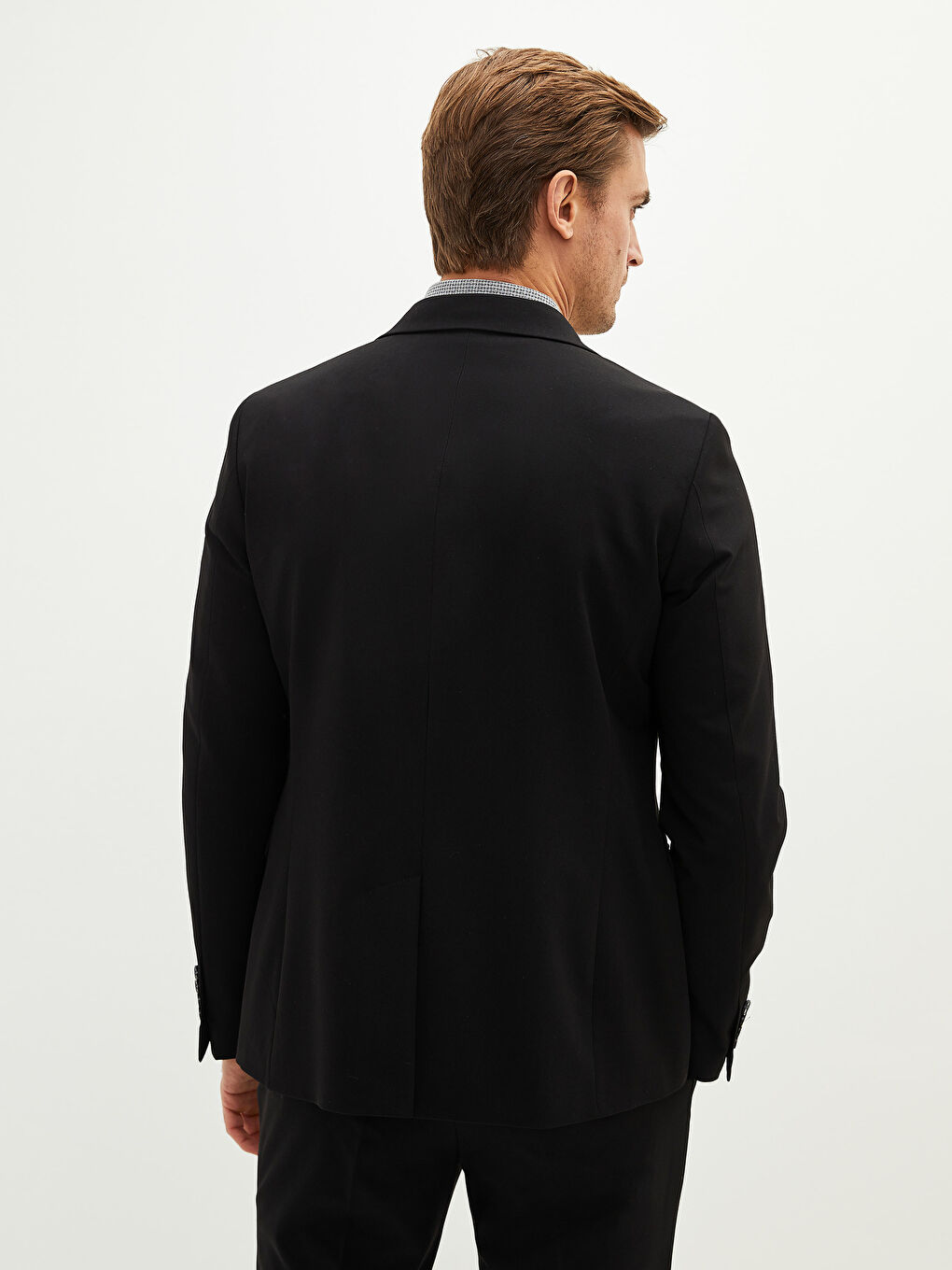 Sacou Blazer Slim Fit Pentru Bărbați-4