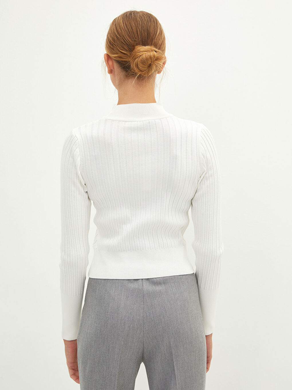 LCW Vision Halber Rollkragen Damen Strickpullover -W1HU72Z8-EEW
