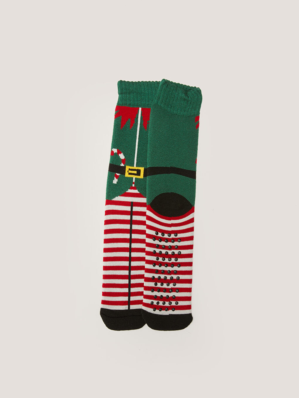 LC Waikiki Christmas Themed Thick Men's Crew Socks -W1HV38Z8-CRN