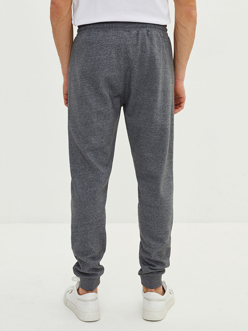 Плътен Спортен Панталон Джогър за Мъже с Редовна Кройка-2