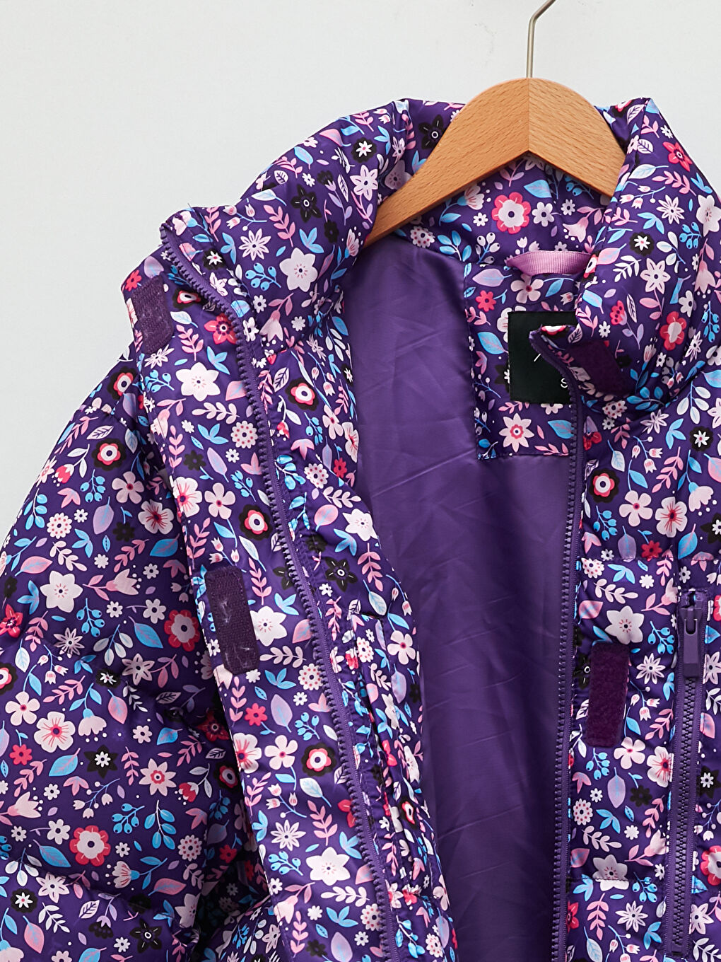 Doudoune à Capuche Imprimée à Manches Longues pour Femmes-10