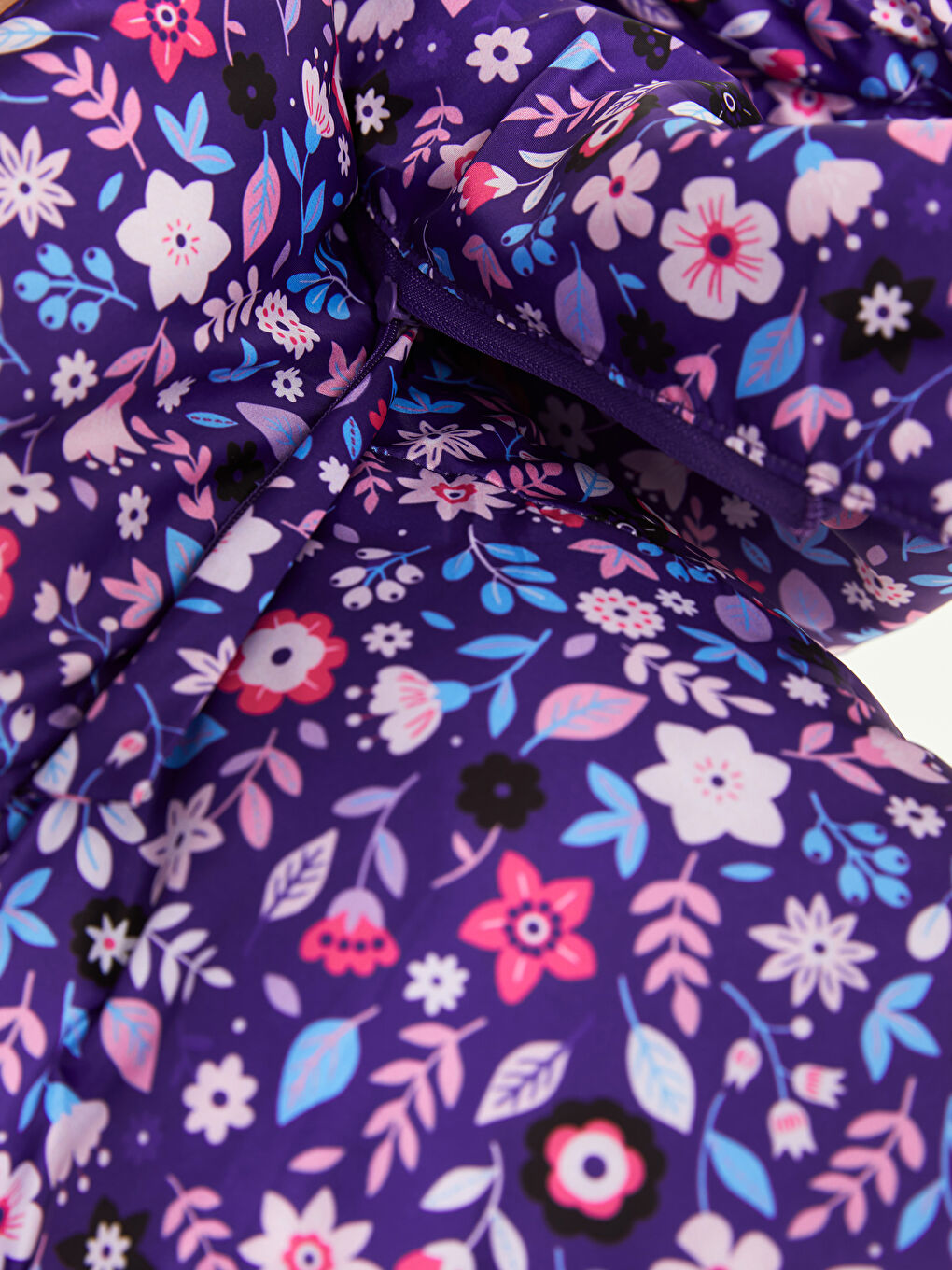 Doudoune à Capuche Imprimée à Manches Longues pour Femmes-3