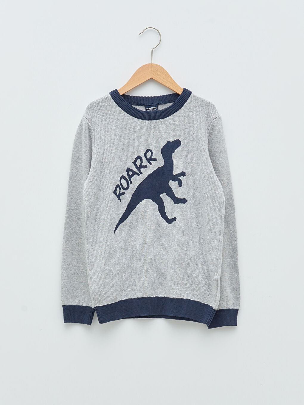 LCW Kids Rundhalsausschnitt Gemustert Langarm Jungen Dünner Strickpullover -W1HY74Z4-RBY