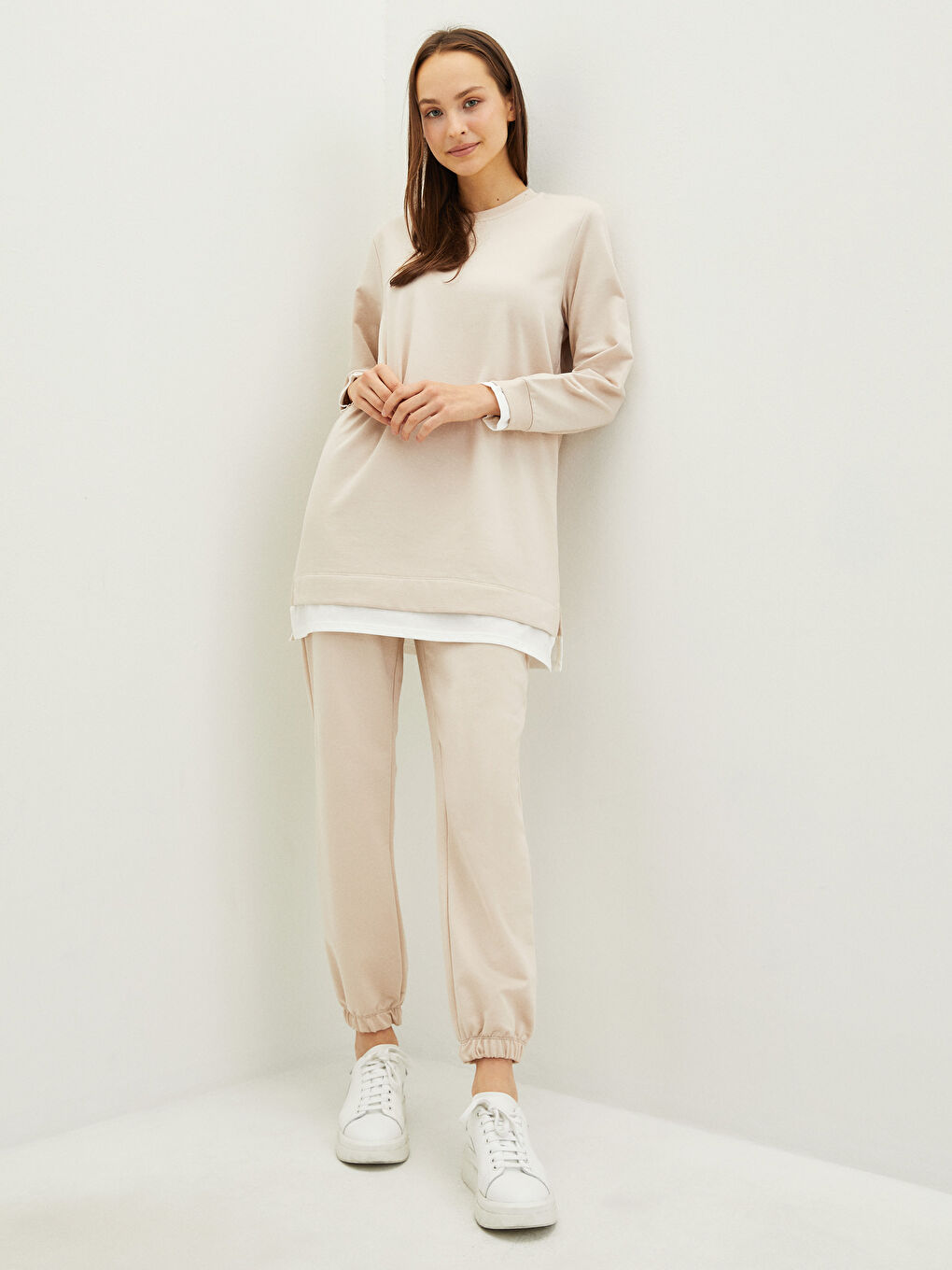 Women's Elastic Waist Plain Tracksuit Bottom