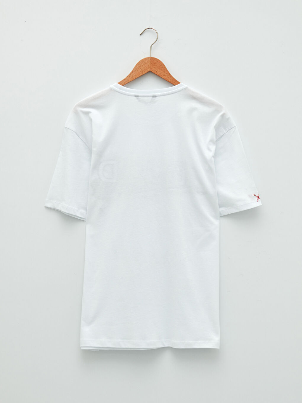 Crew Neck Short Sleeve Printed Combed Cotton Men's T-shirt-6