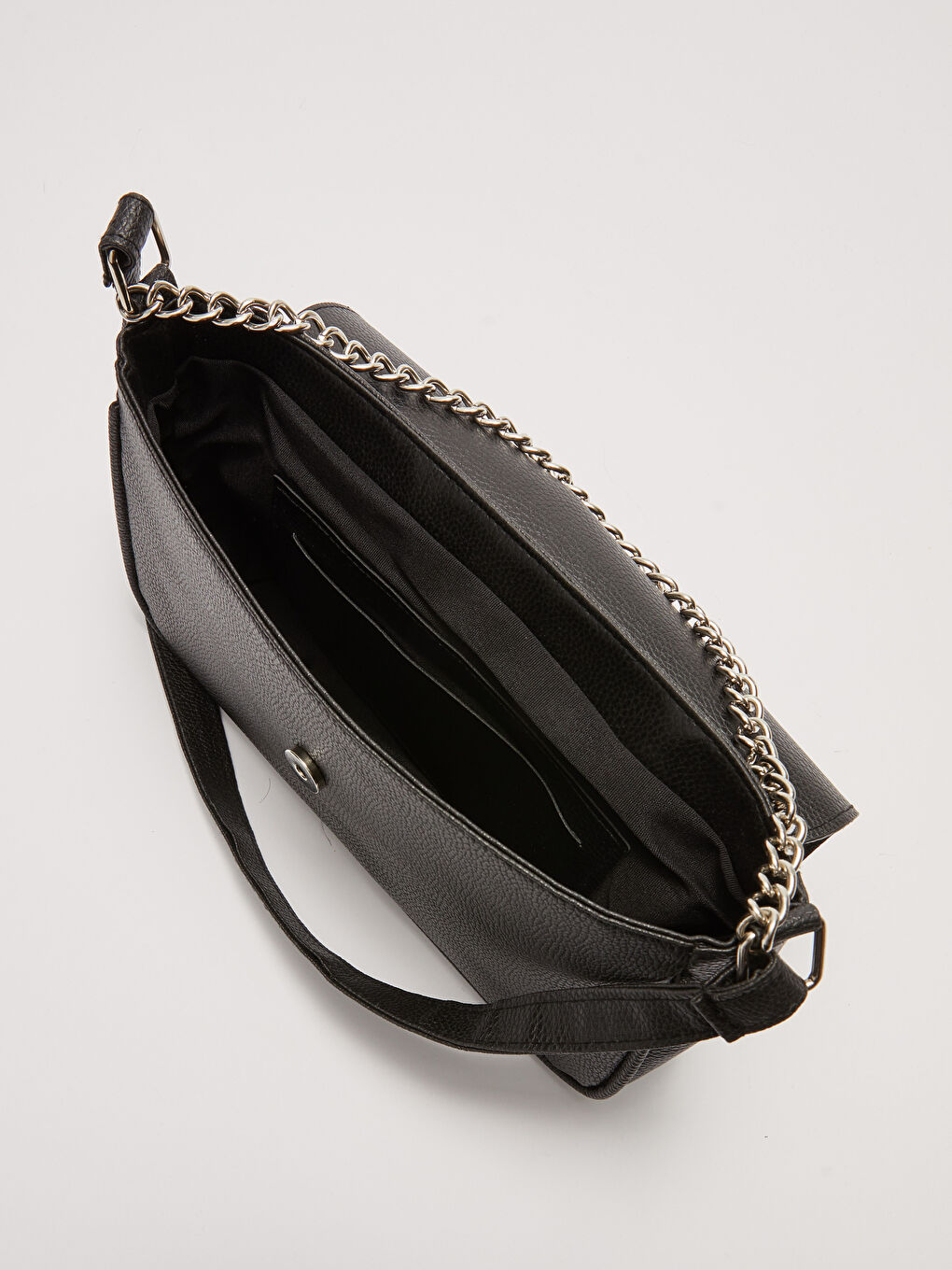 Women's Baguette Bag With Leather Look Additional Small Bag-5