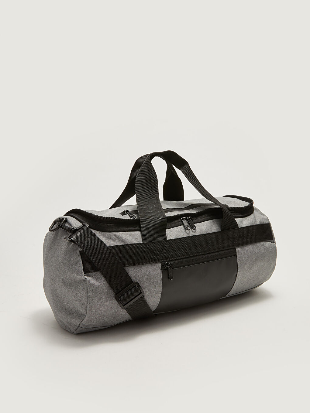 Ерлерге арналған текстуралы матадан жасалған спорттық сөмке-3