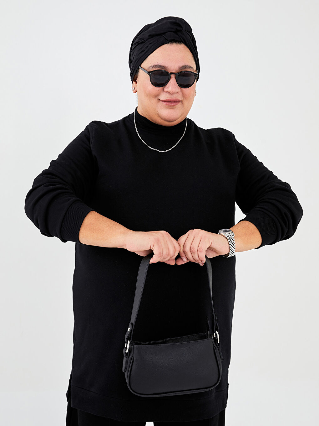 Τσάντα Μπαγκέτα από Τεχνητό Δέρμα για Γυναίκες-2