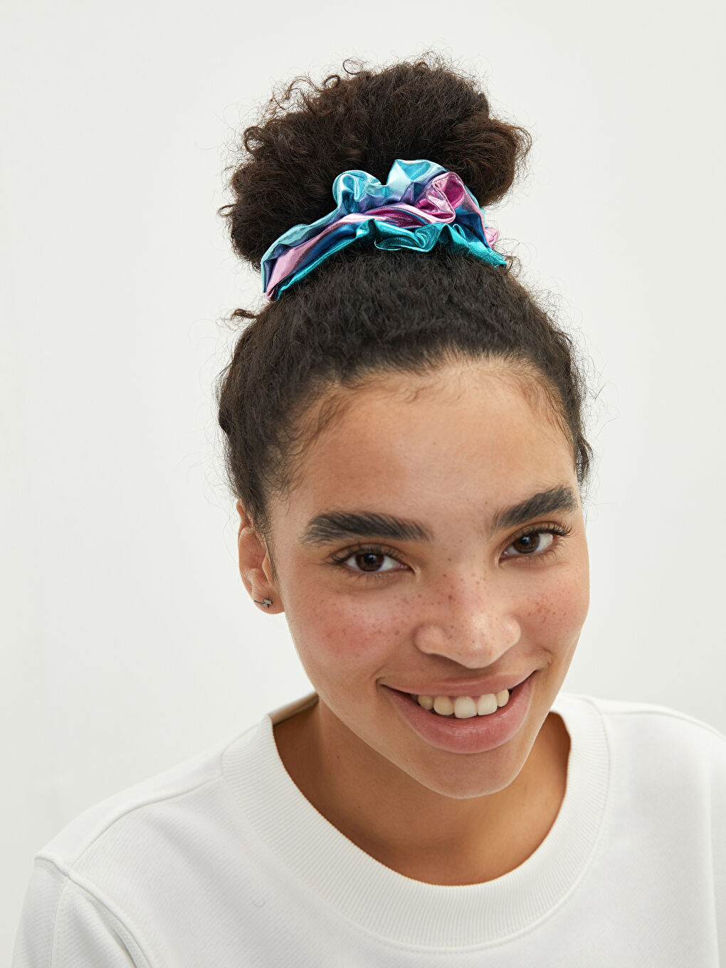 Karışık Lastikli Kadın Saç Tokası 3'lü-1