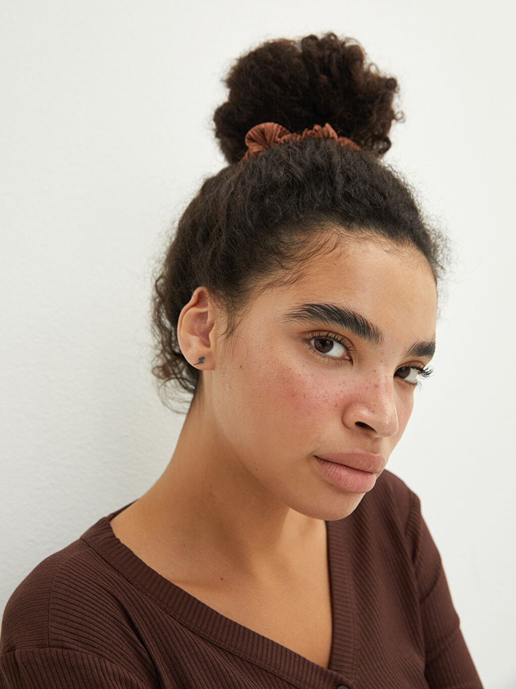 Karışık Lastikli Işıltılı Saten Kadın Saç Tokası 3'lü