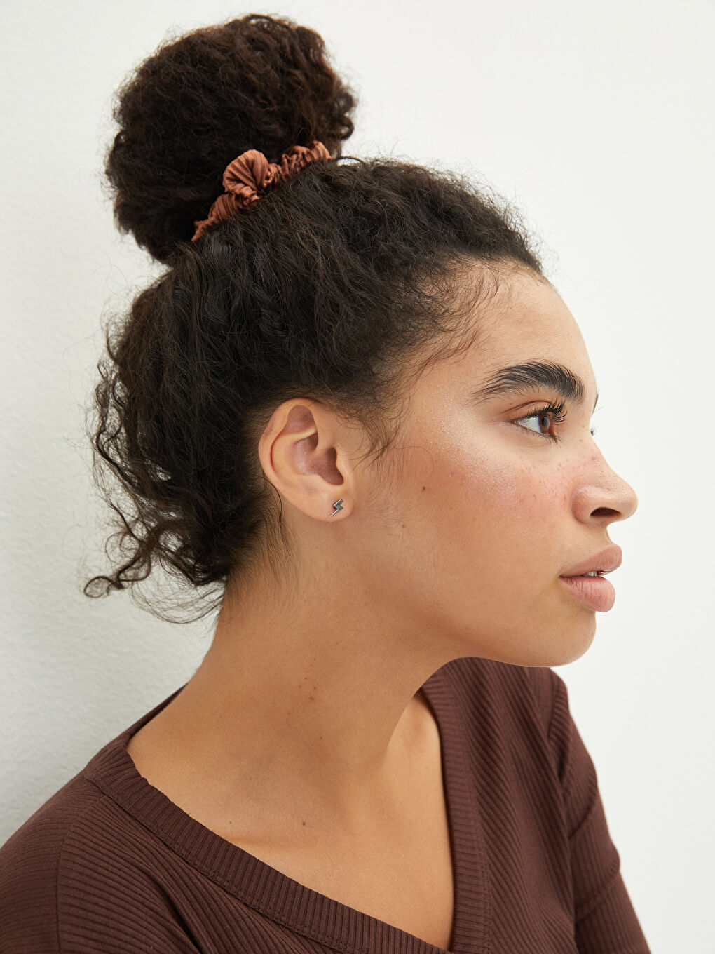 Karışık Lastikli Işıltılı Saten Kadın Saç Tokası 3'lü-1