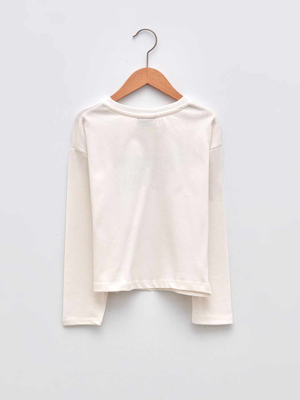 LCW Kids Rundhalsausschnitt Bedrucktes Langarm T-Shirt für Mädchen -W1I150Z4-FDH