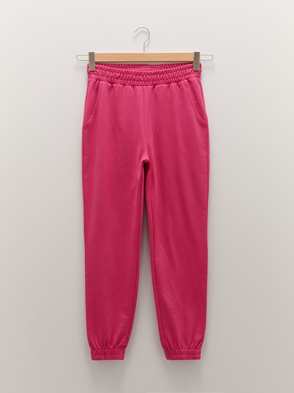 Elastic Waist Regular Pocket Detailed Women's Sweatpants-5