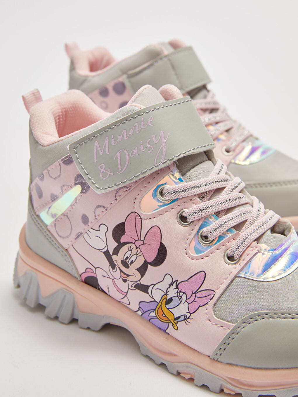 Minnie Mouse Licensed Lace-Up and Velcro Fastening Girls' Trekking Boots-2