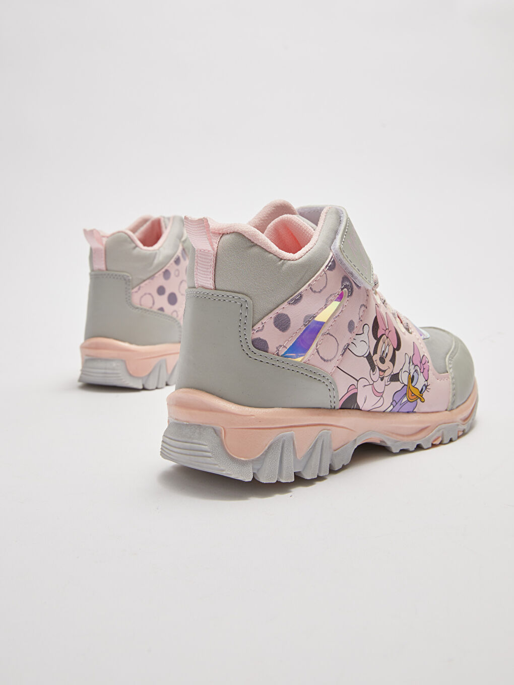 Minnie Mouse Licensed Lace-Up and Velcro Fastening Girls' Trekking Boots-4