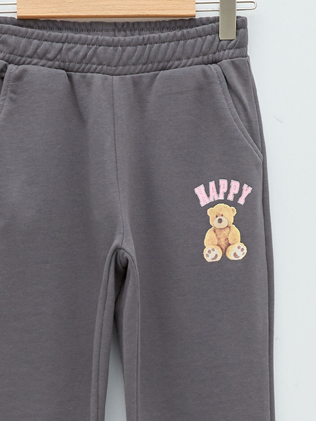 Elastic Waist Printed Girl Jogger Sweatpants-2