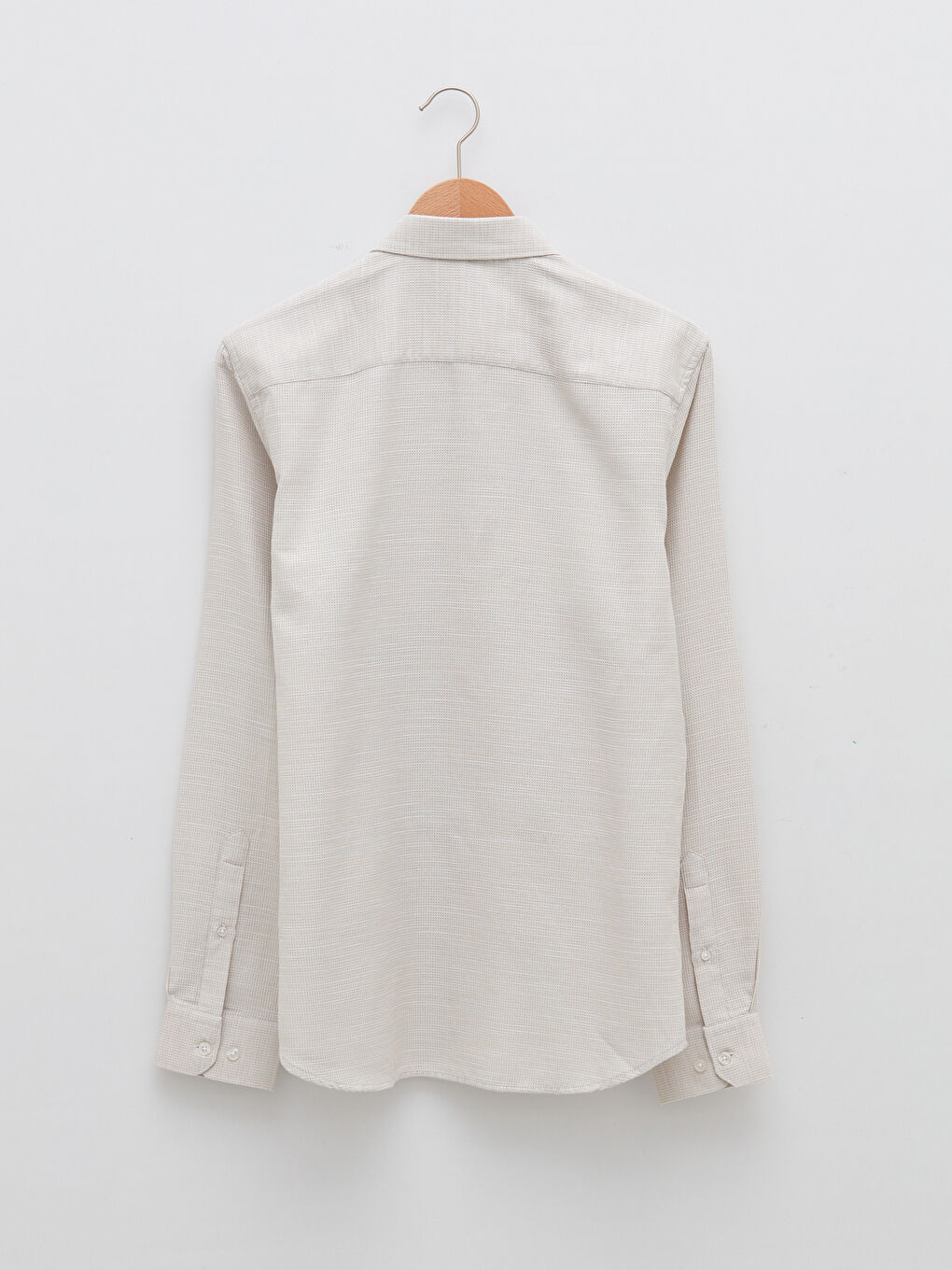 Slim Fit Long Sleeve Men's Shirt-6