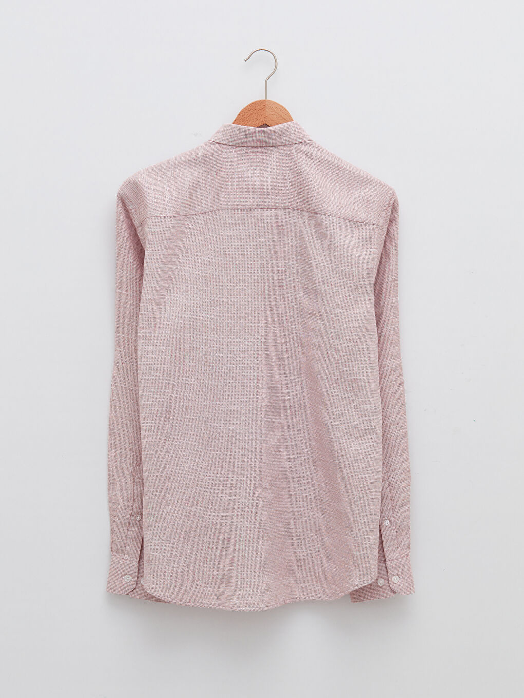 Slim Fit Long Sleeve Men's Shirt-6
