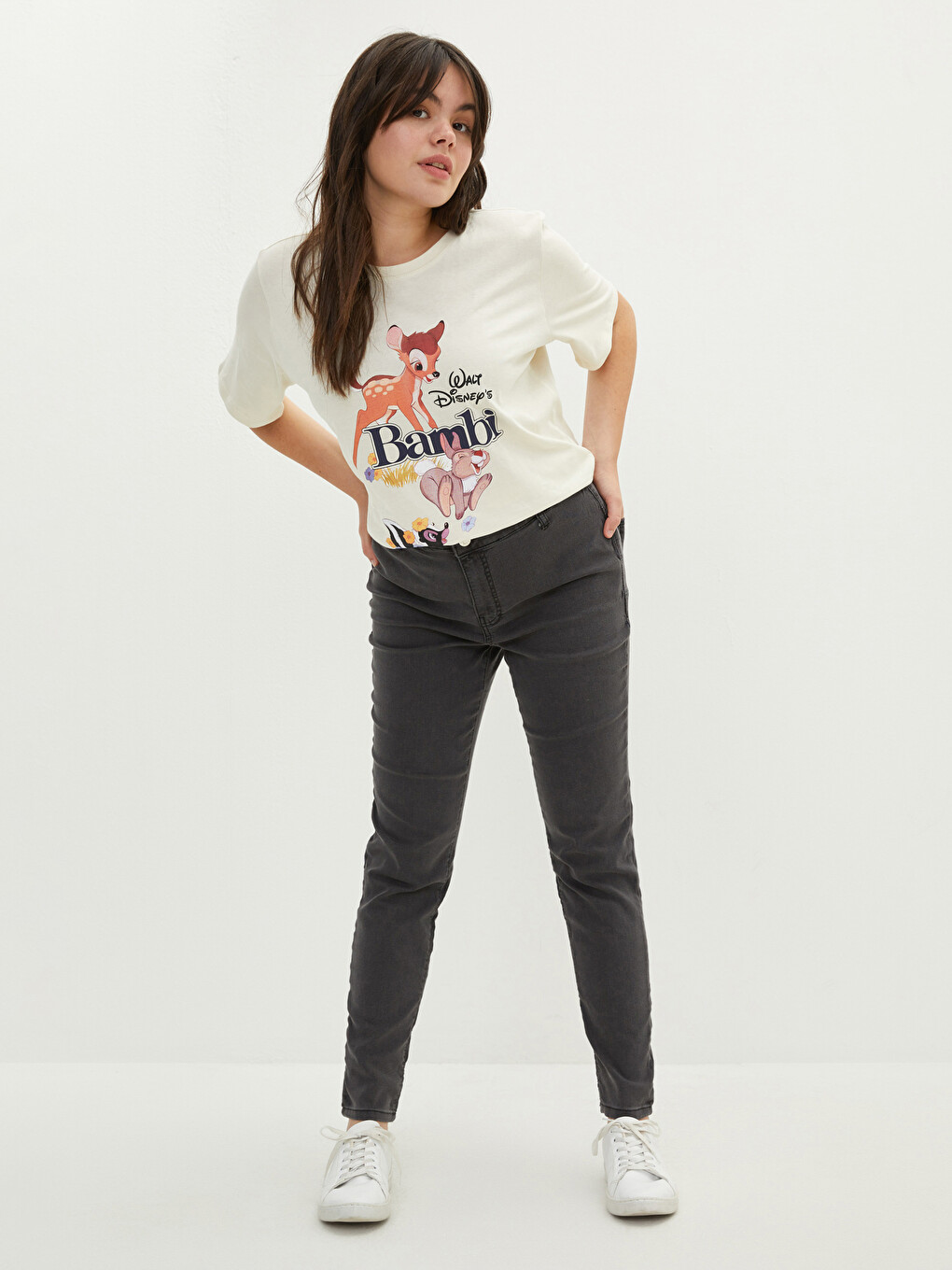 Women's Plus Size Mercury Skinny Fit Straight Jean Pants-1
