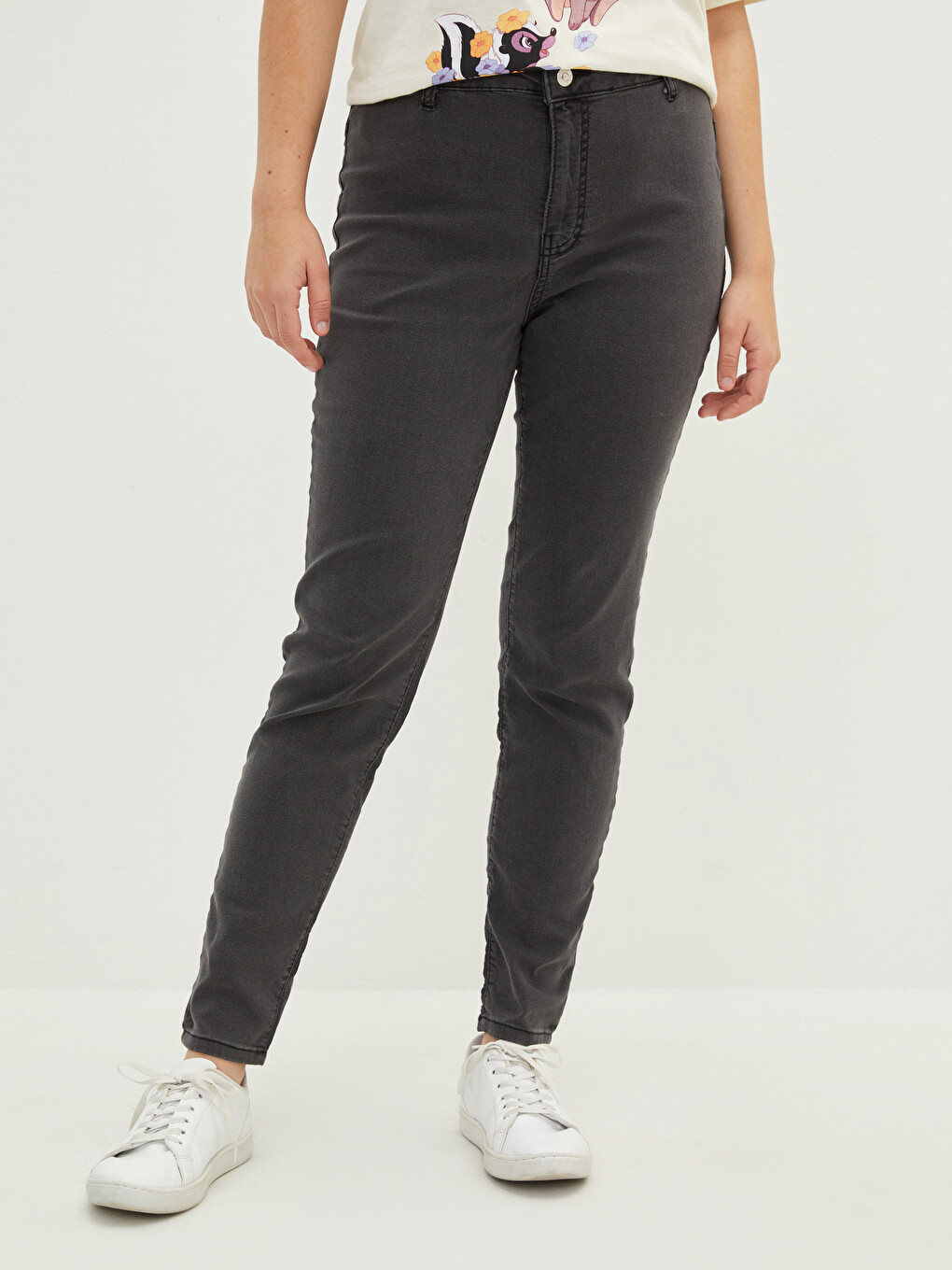 Women's Plus Size Mercury Skinny Fit Straight Jean Pants-3