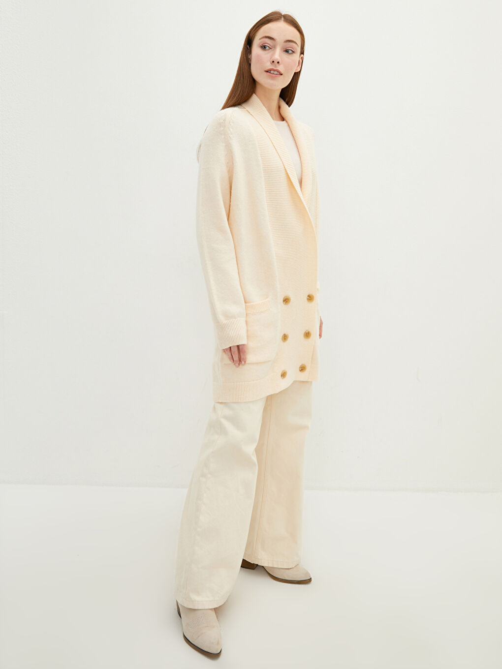 V Neck Women's Knitwear Cardigan