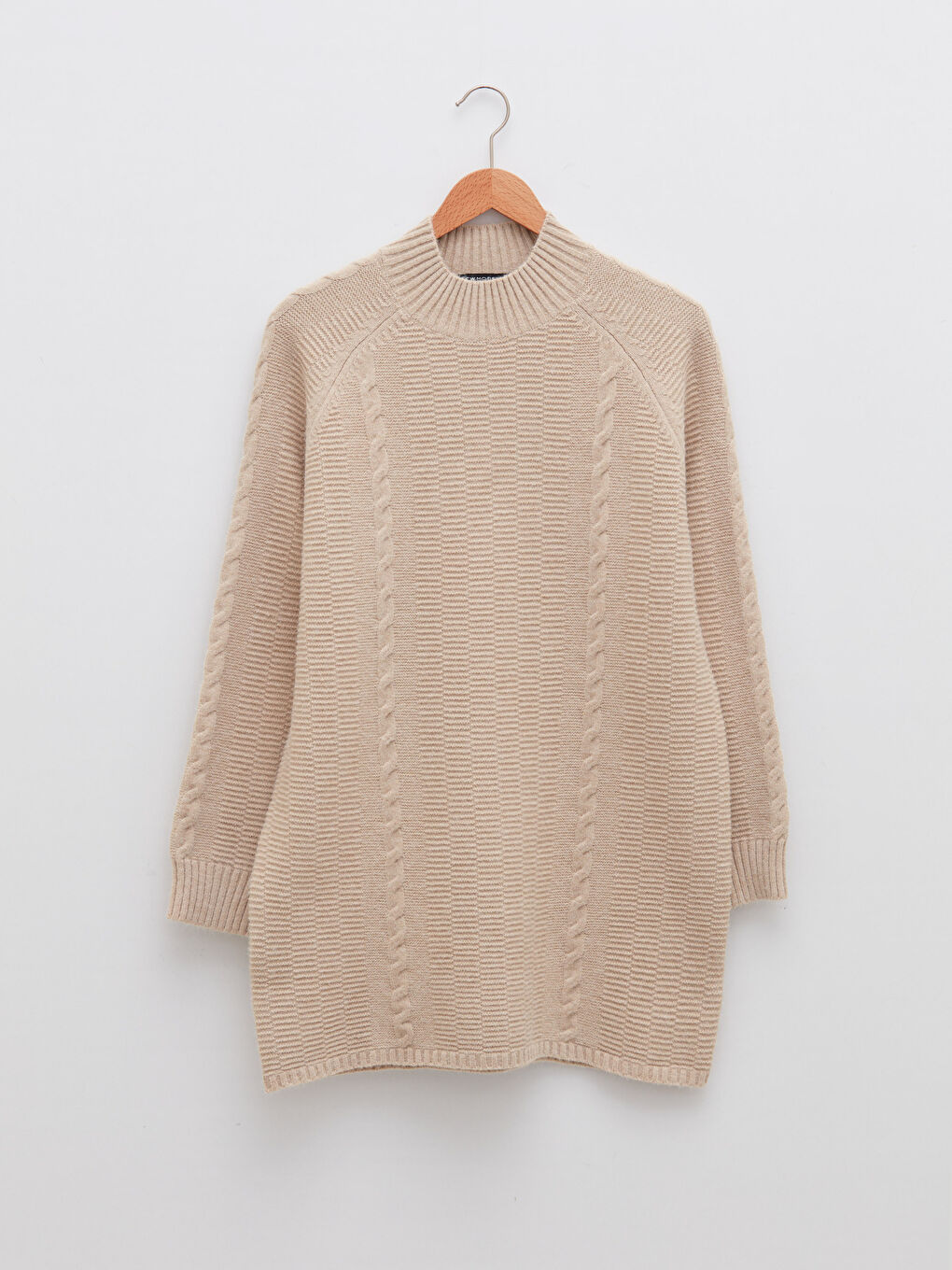 Polurolka Uzorak Dugi rukav Ženska Trikotažna Tunika-4