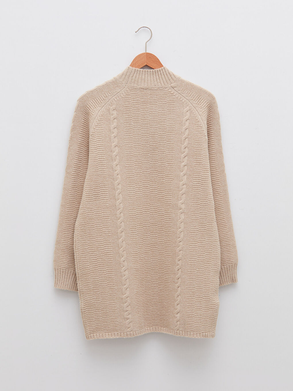 Polurolka Uzorak Dugi rukav Ženska Trikotažna Tunika-5