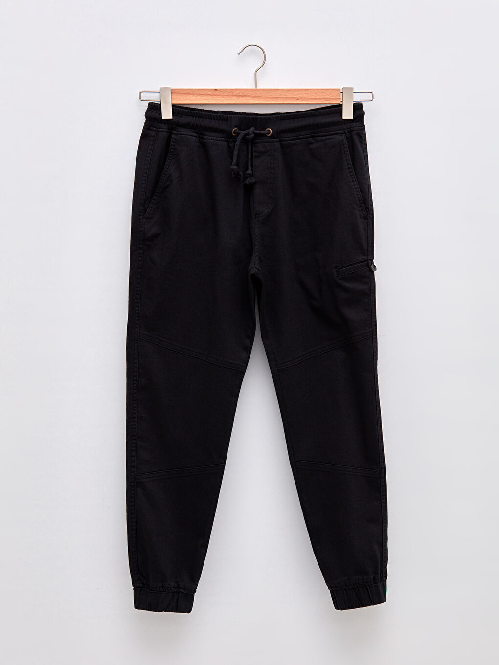 Slim Fit Twill Men's Jogger Trousers