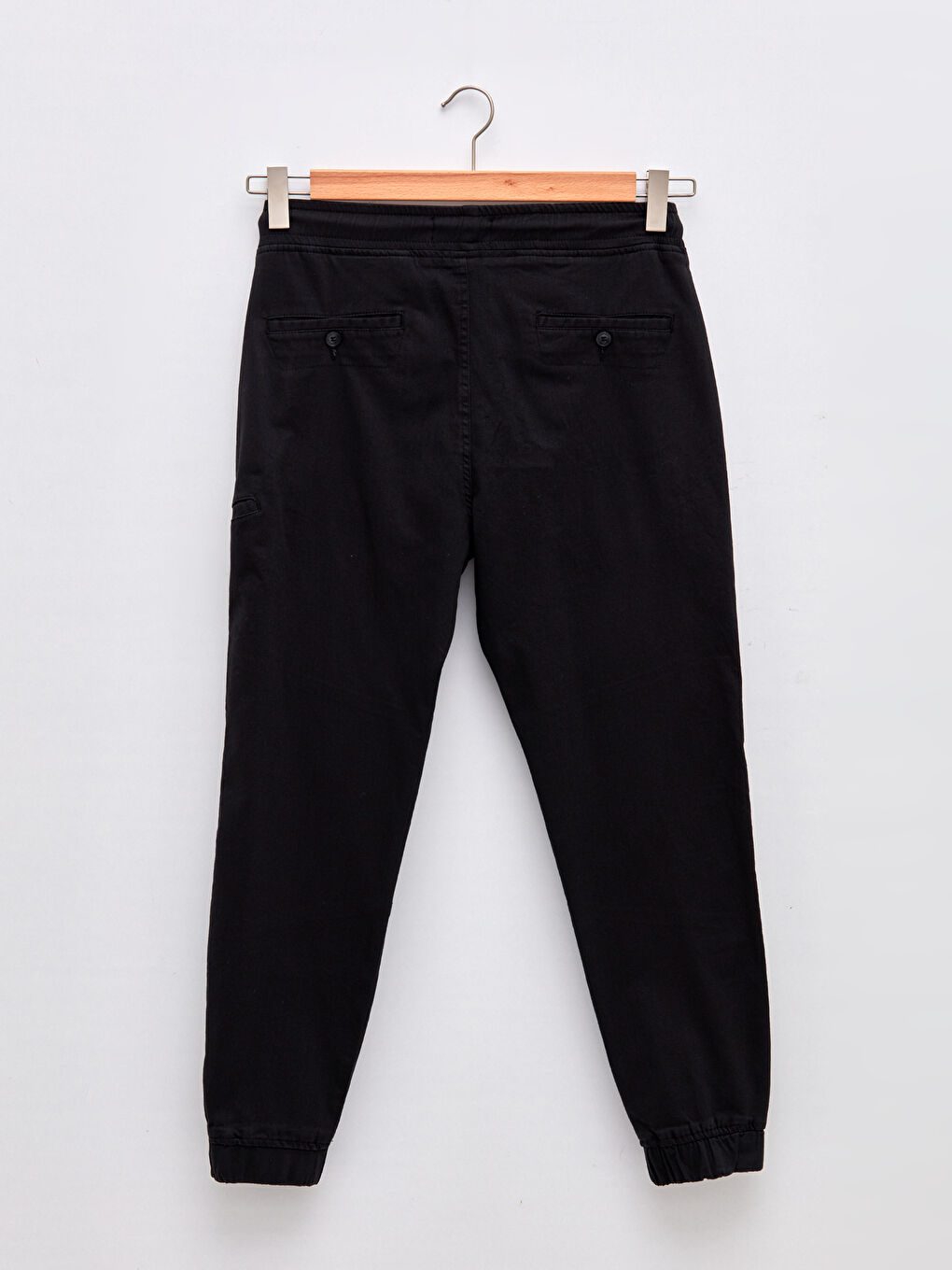 Slim Fit Twill Men's Jogger Trousers-1