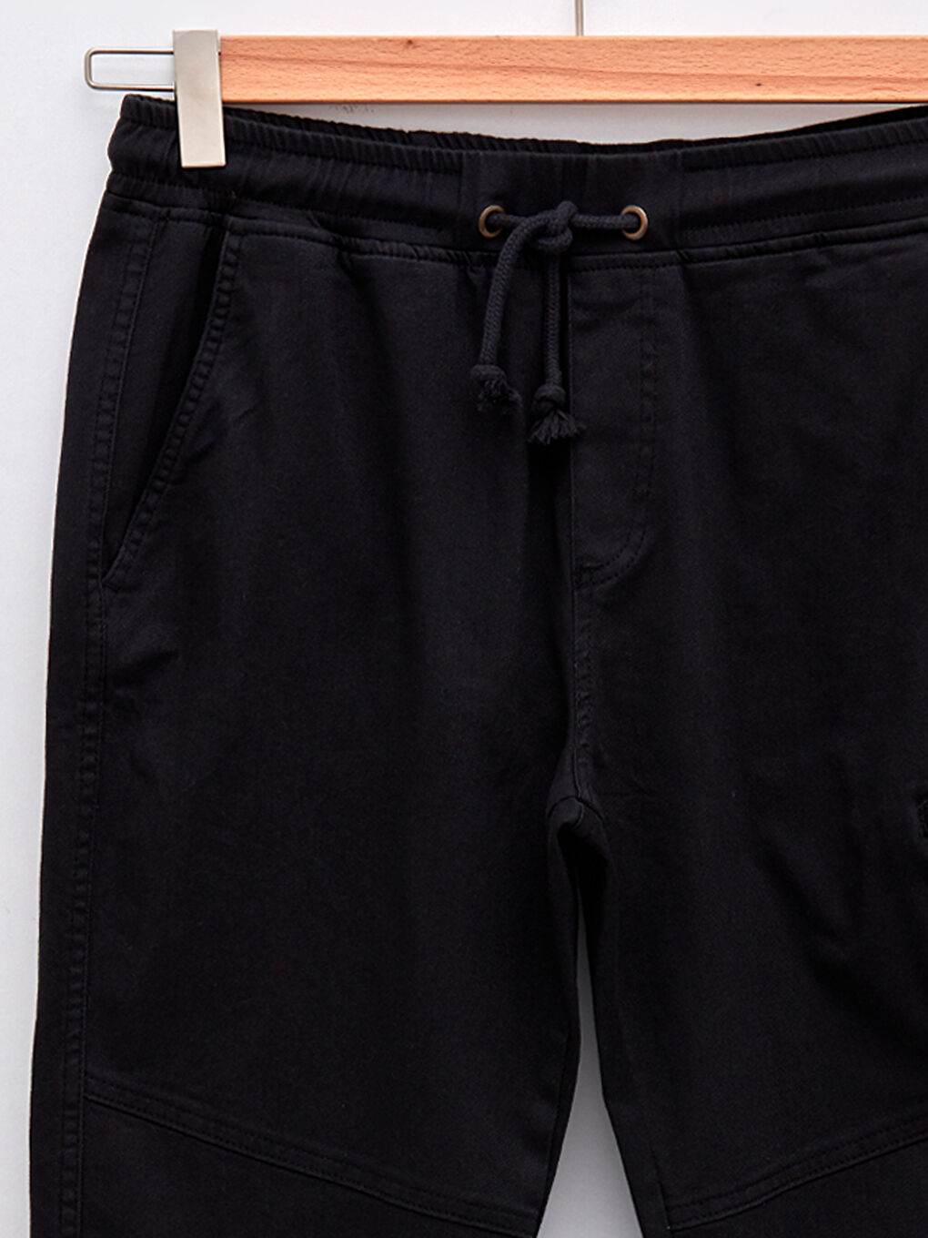 Slim Fit Twill Men's Jogger Trousers-7