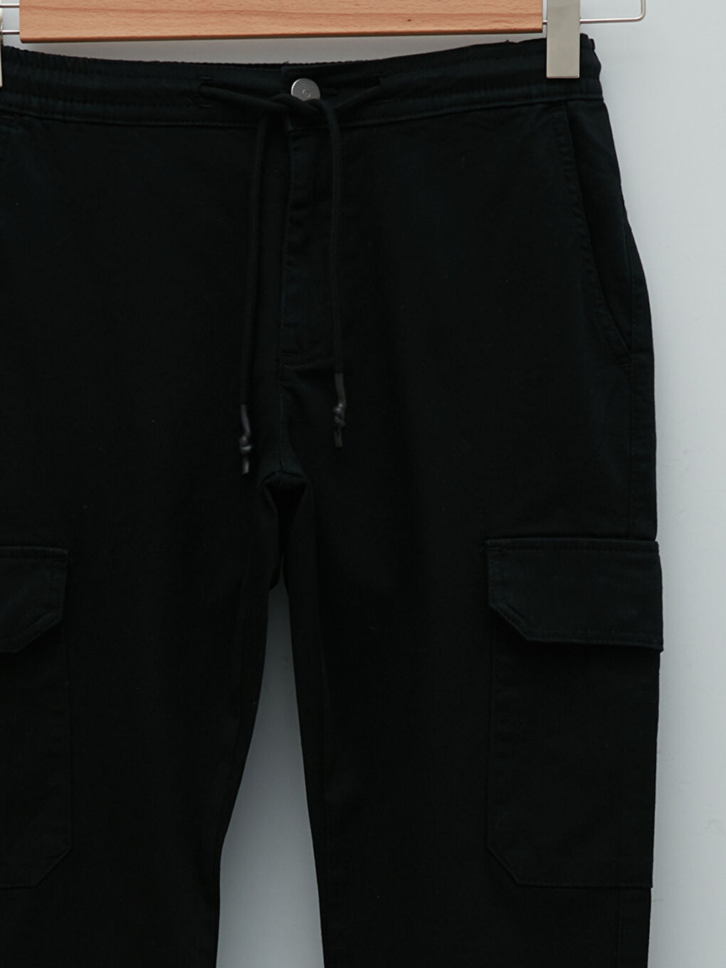 بنطلون كارغو تويل رفيع للرجال-7