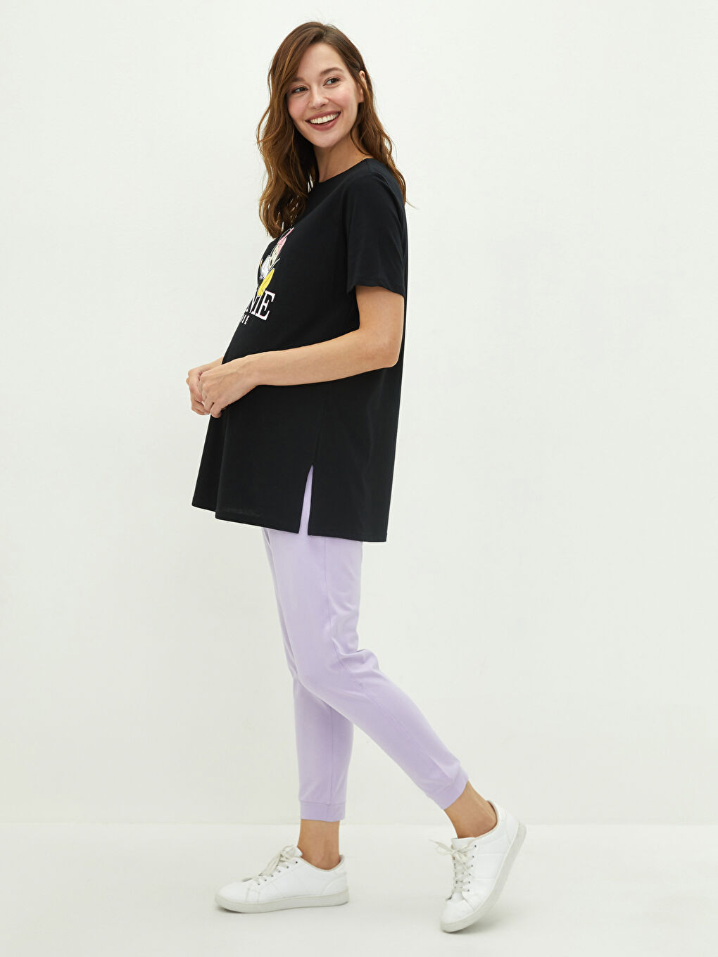 LCW Regular Pocket Detailed Maternity Sweatpants with Over-bump Waistband -W1I615Z8-G0W