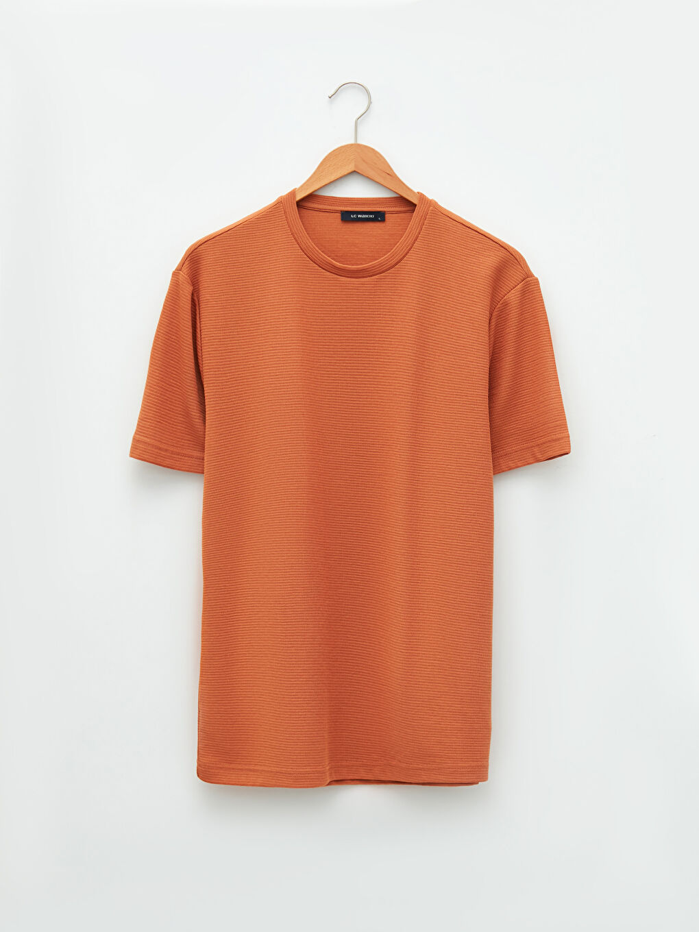 LCWAIKIKI Classic Crew Neck Short Sleeve Basic Men's T-shirt -W1I675Z8-GRX