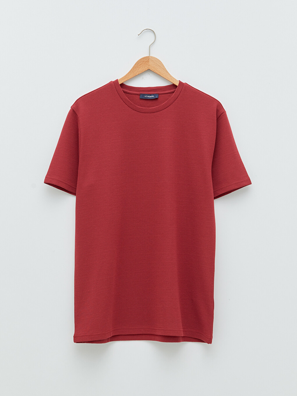 Crew Neck Short Sleeve Basic Men's T-shirt-5
