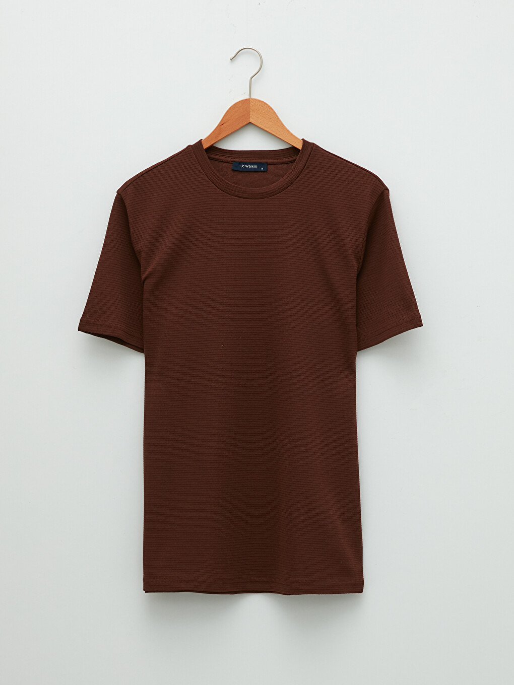 Crew Neck Short Sleeve Basic Men's T-shirt-5