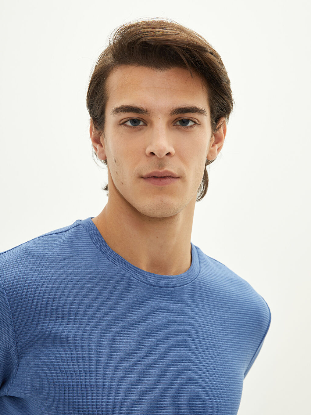 Mavi Bisiklet Yaka Kısa Kollu Basic Erkek Tişört-3