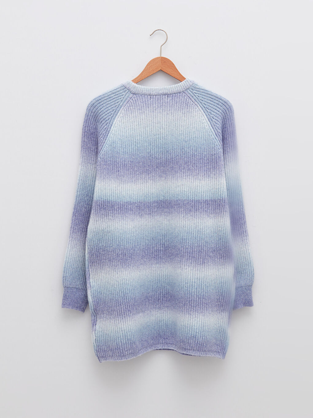 Crew Neck Patterned Long Sleeve Women's Tunic-5