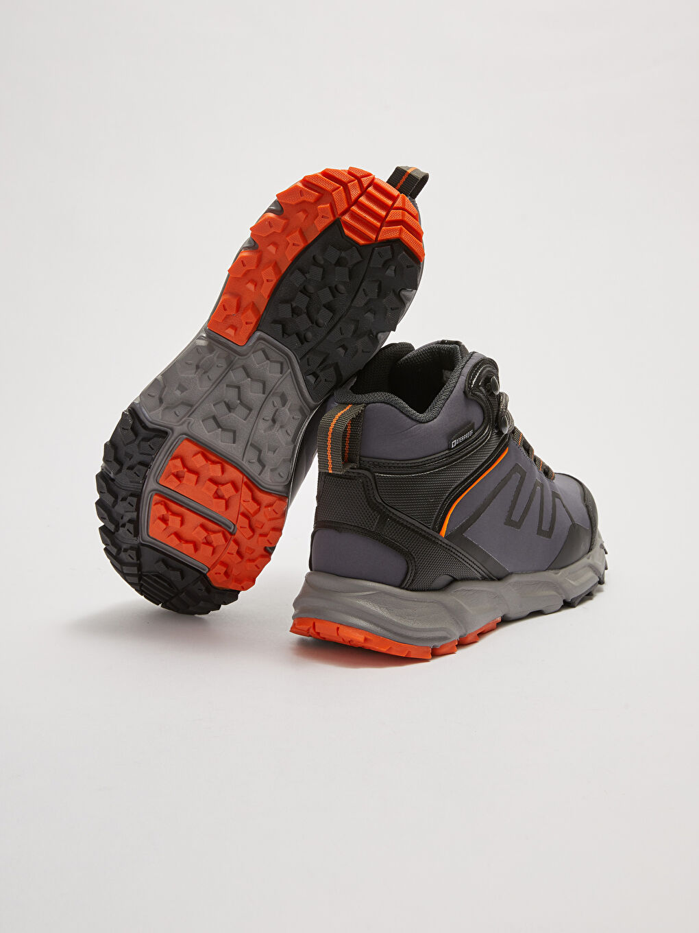 حذاء رجالي للمشي لمسافات طويلة مقاوم للماء بنعل سميك ورباط-3