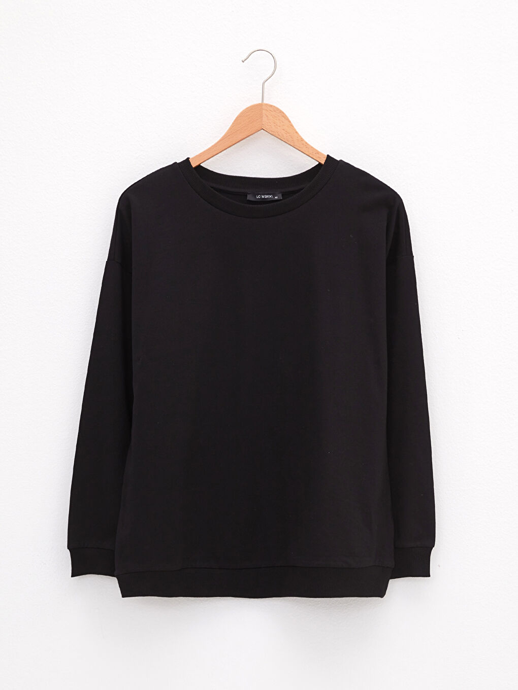 LC WAIKIKI Plus Size Crew Neck Regular Long Sleeve Women's Sweatshirt -W1I732Z8-CVL