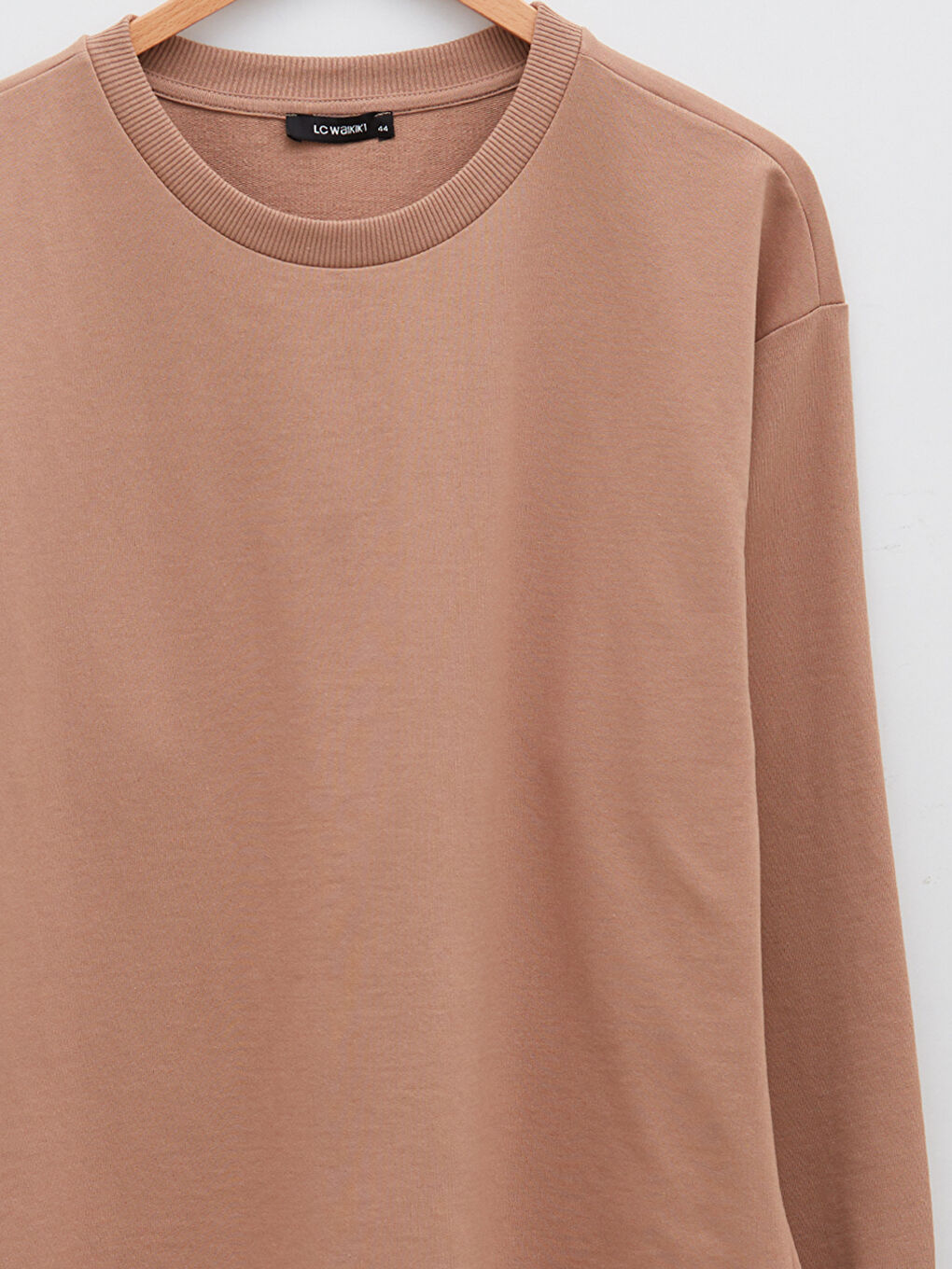 Sweat-shirt pour Femmes Grande Taille Col Rond Régulier Manches Longues-7