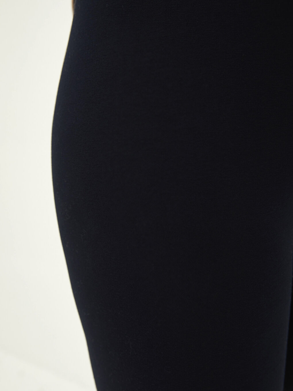 Γυναικείο Κολάν Plus Size Ίσια Γραμμή Με Ελαστική Μέση-3
