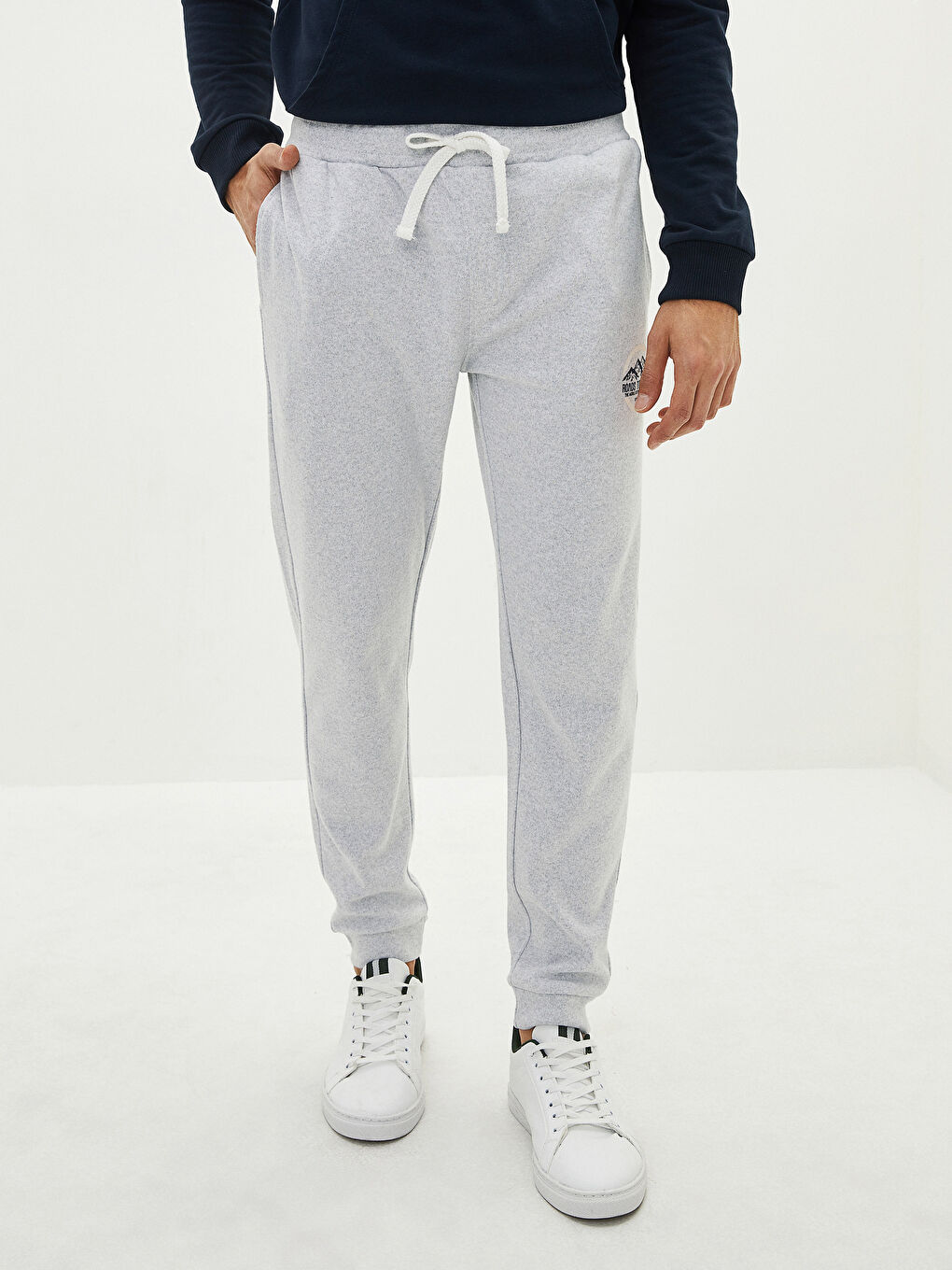 Gri Standart Kalıp Erkek Jogger Eşofman Altı-2