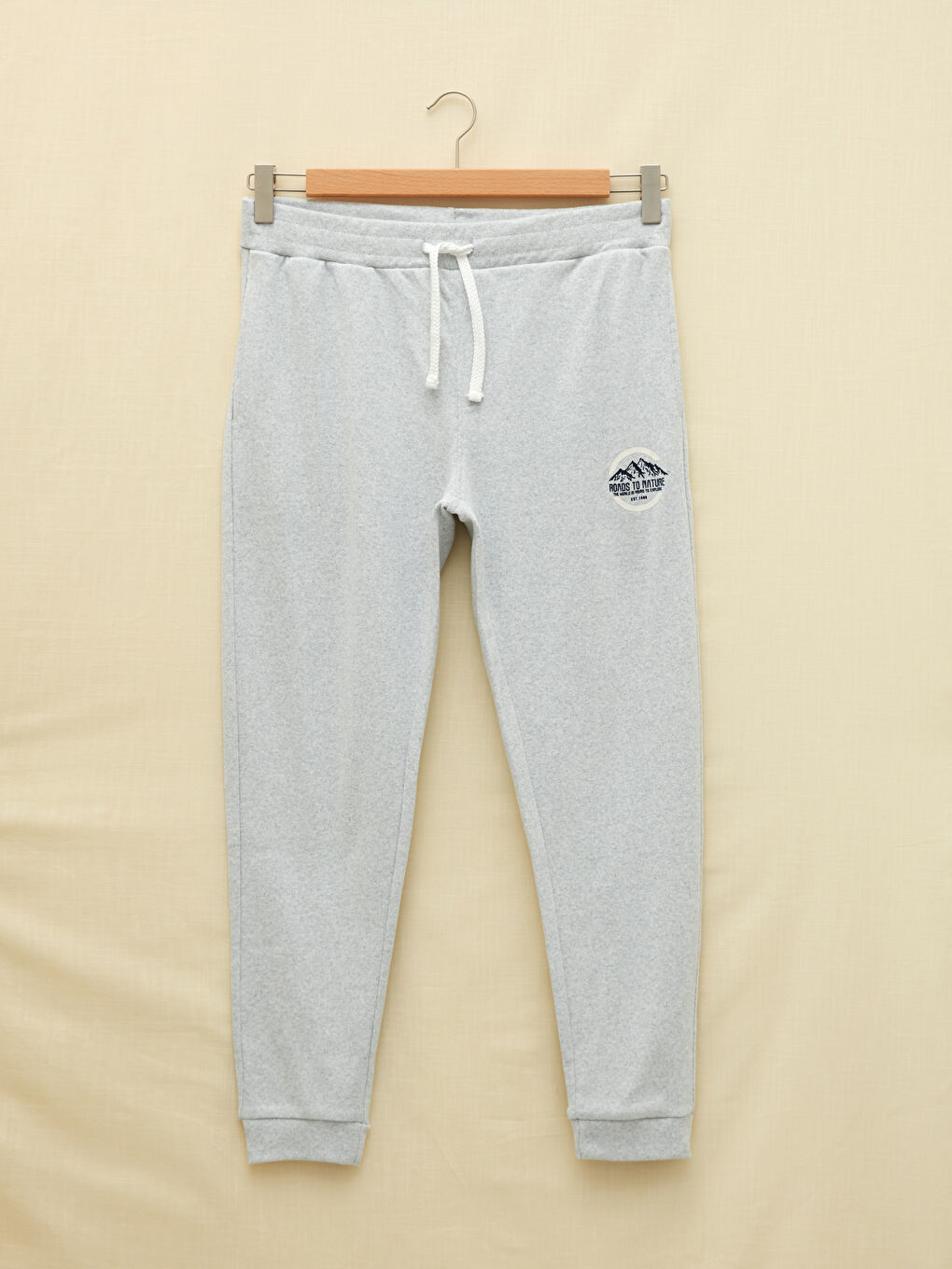 Gri Standart Kalıp Erkek Jogger Eşofman Altı-5