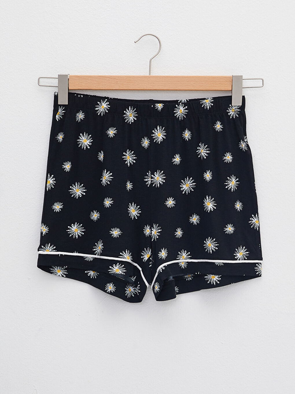 Shirt Collar Floral Short Sleeve Viscose Women's Short Pajama Set-8